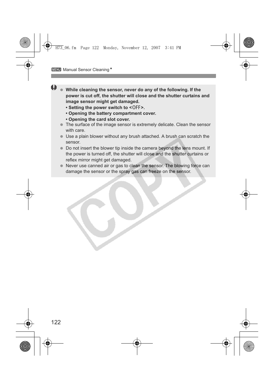 Canon EOS Rebel xsi User Manual | Page 122 / 196