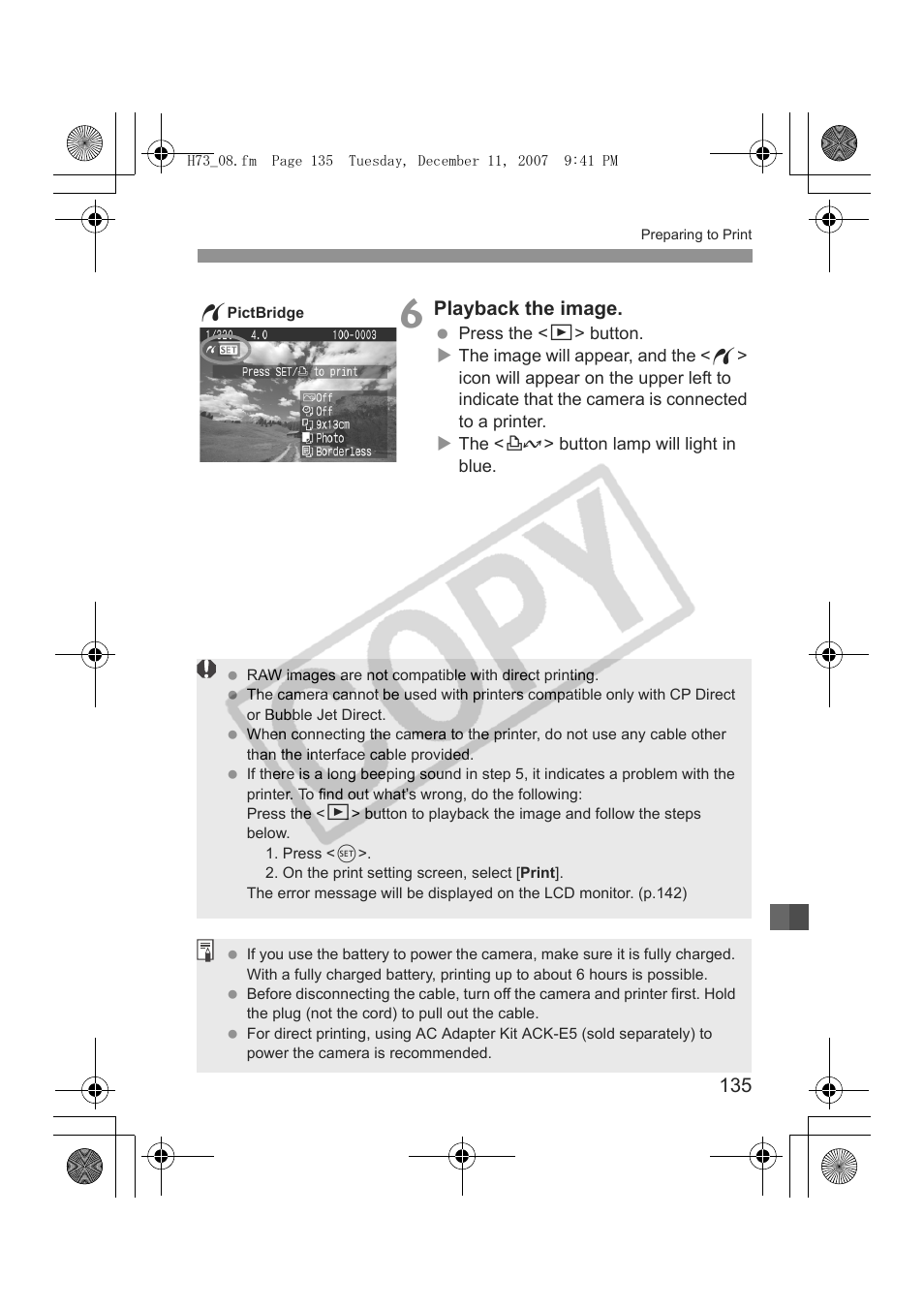 Canon EOS Rebel xsi User Manual | Page 135 / 196