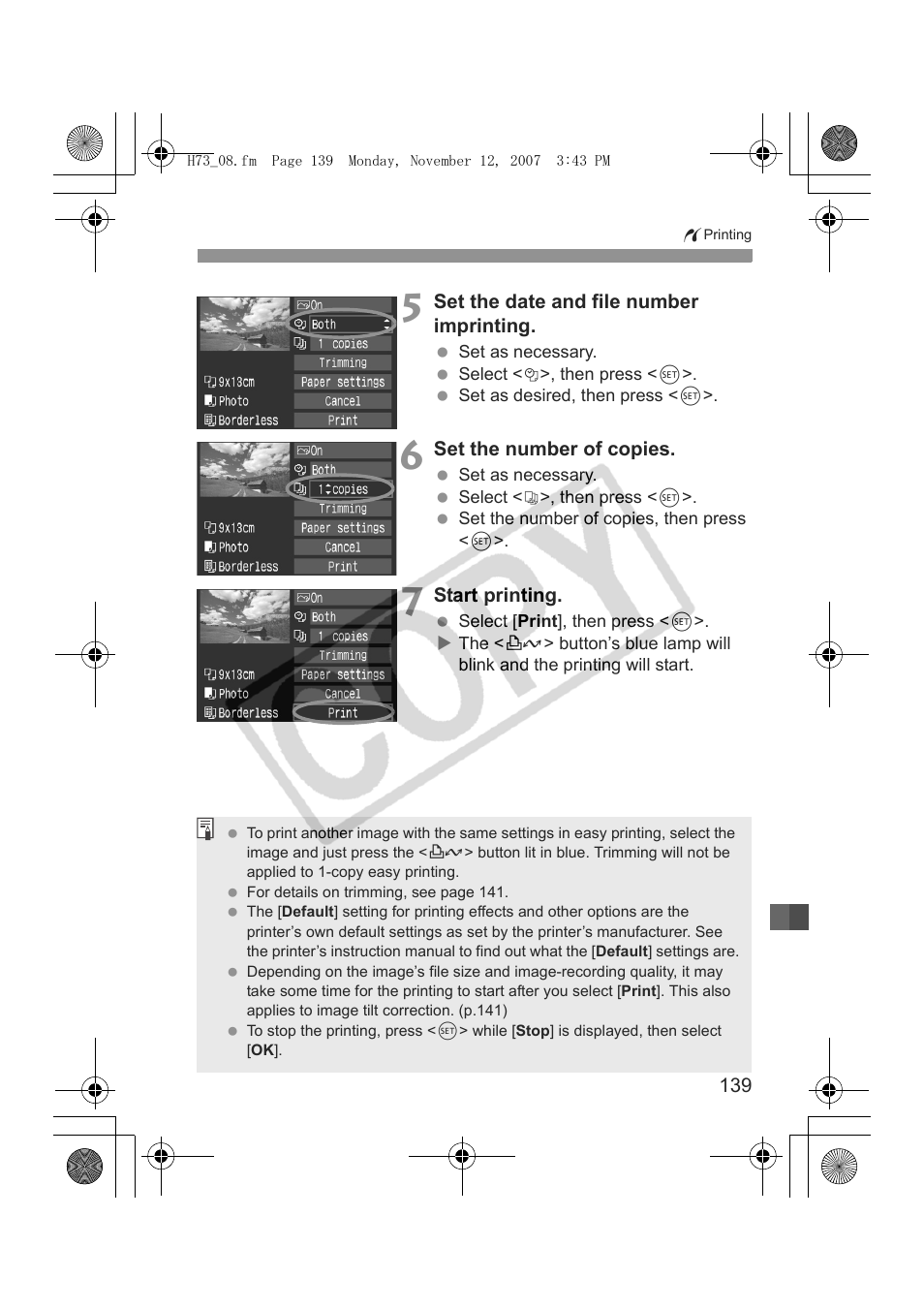 Canon EOS Rebel xsi User Manual | Page 139 / 196