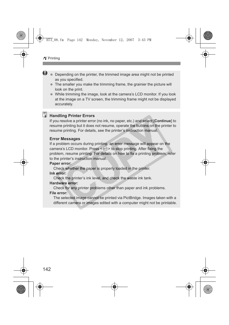 Canon EOS Rebel xsi User Manual | Page 142 / 196