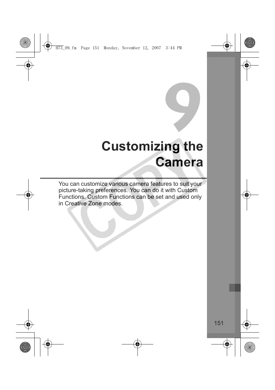 Canon EOS Rebel xsi User Manual | Page 151 / 196