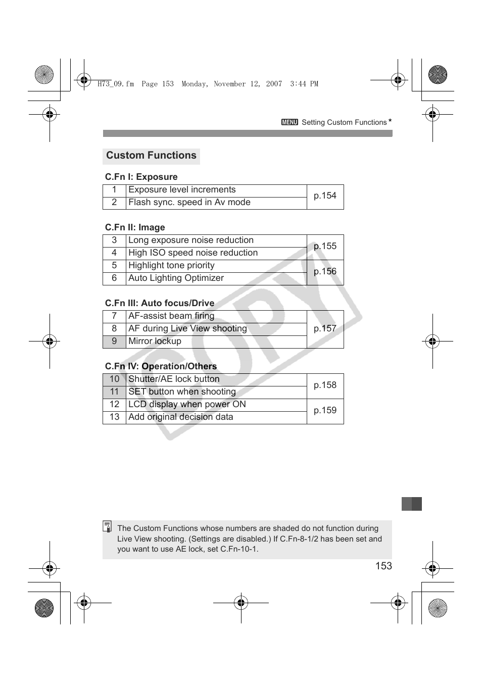 Canon EOS Rebel xsi User Manual | Page 153 / 196