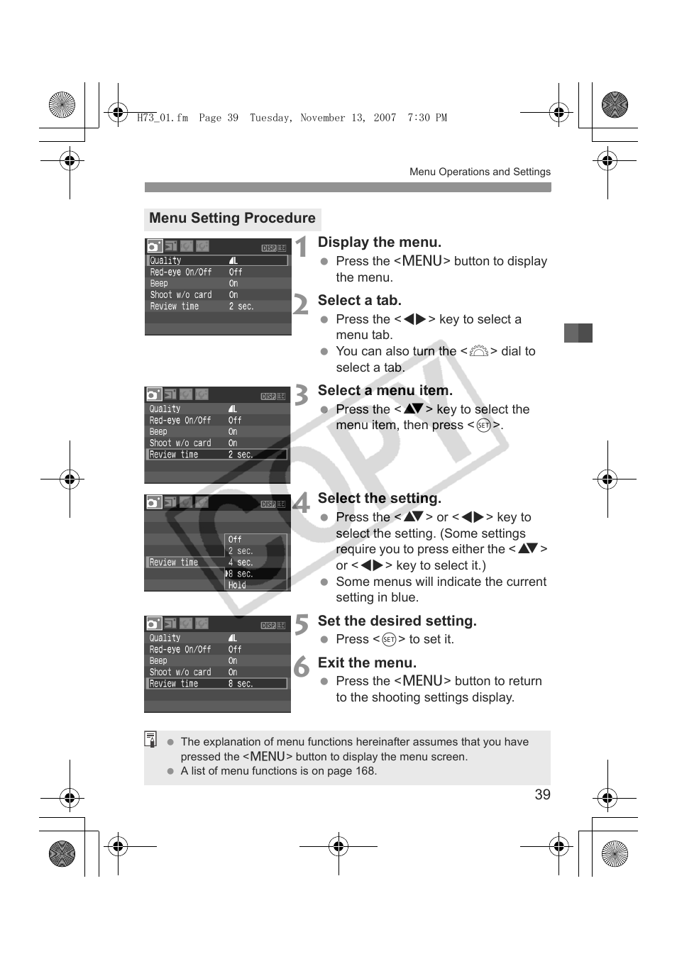 Canon EOS Rebel xsi User Manual | Page 39 / 196