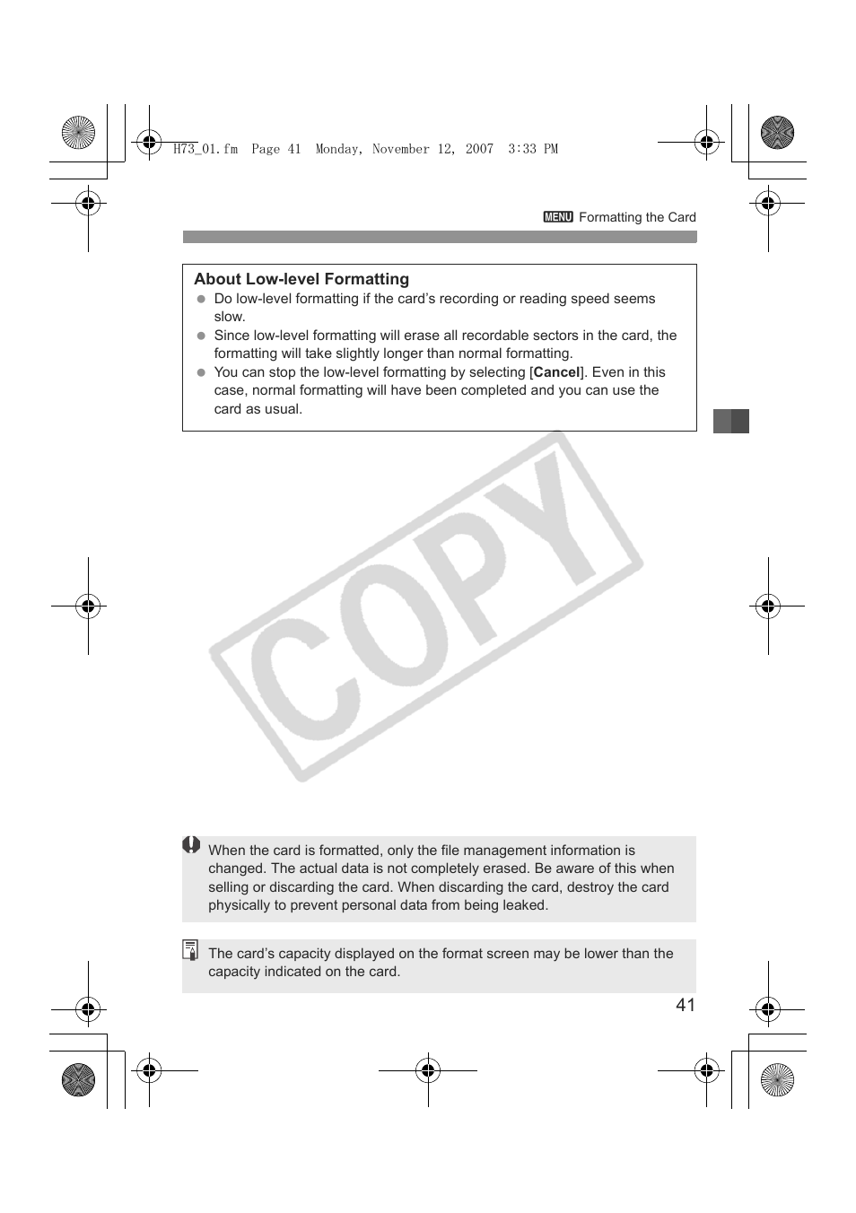 Canon EOS Rebel xsi User Manual | Page 41 / 196