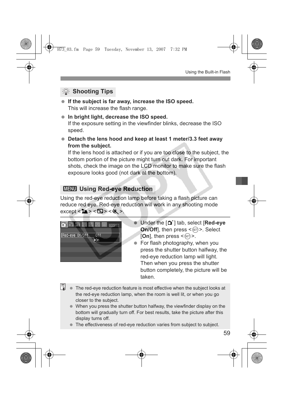 Canon EOS Rebel xsi User Manual | Page 59 / 196