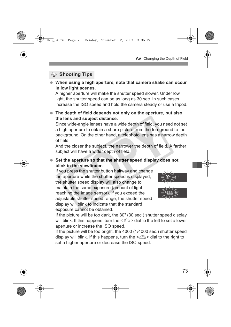 Canon EOS Rebel xsi User Manual | Page 73 / 196