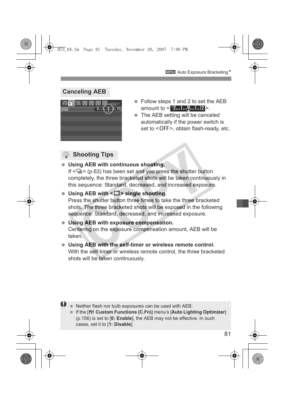 Canon EOS Rebel xsi User Manual | Page 81 / 196