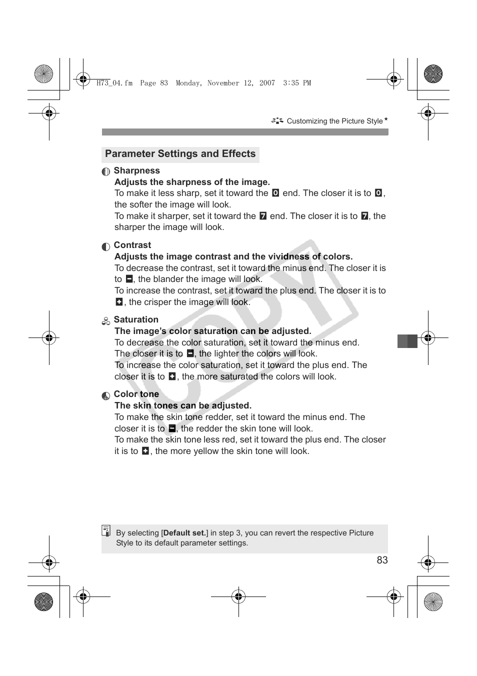 Canon EOS Rebel xsi User Manual | Page 83 / 196