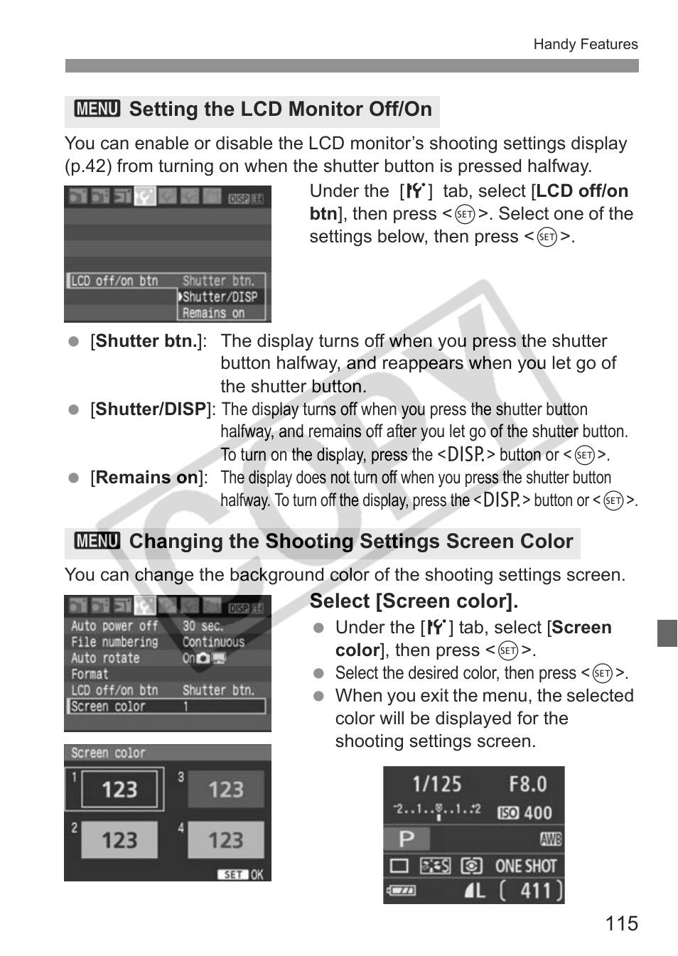 Canon EOS rebel xs User Manual | Page 115 / 196