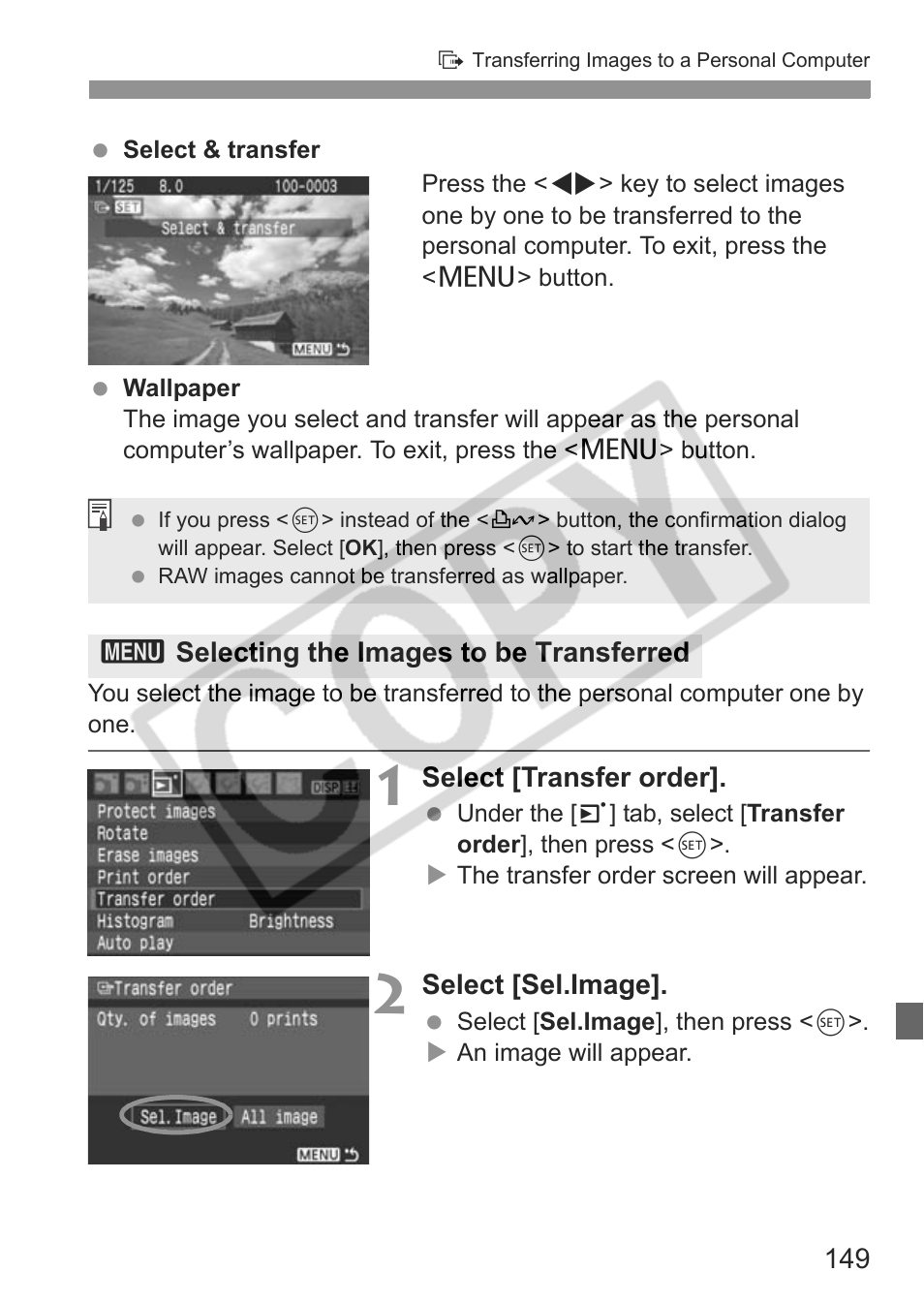 Canon EOS rebel xs User Manual | Page 149 / 196