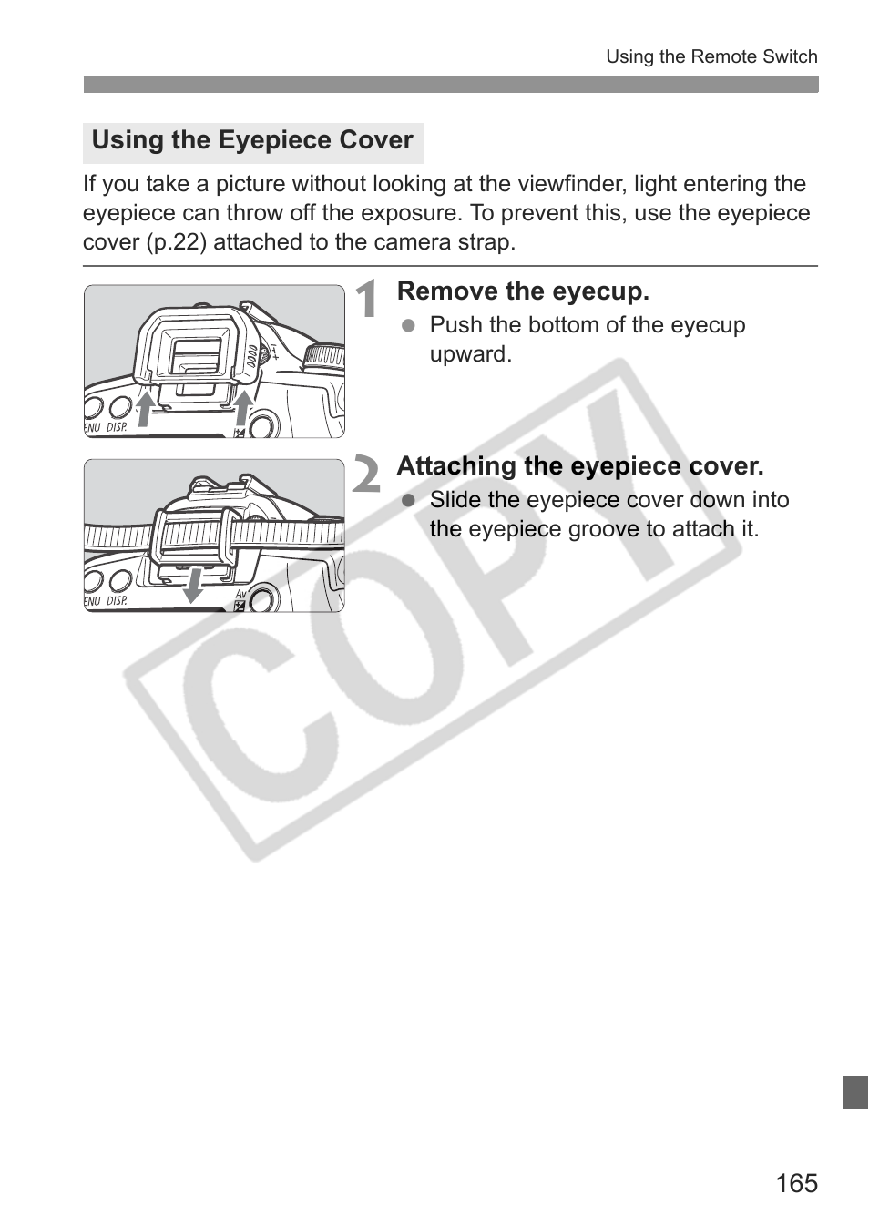 Canon EOS rebel xs User Manual | Page 165 / 196