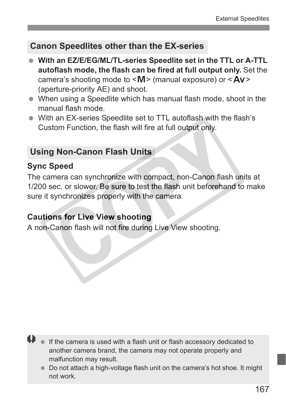 Canon EOS rebel xs User Manual | Page 167 / 196