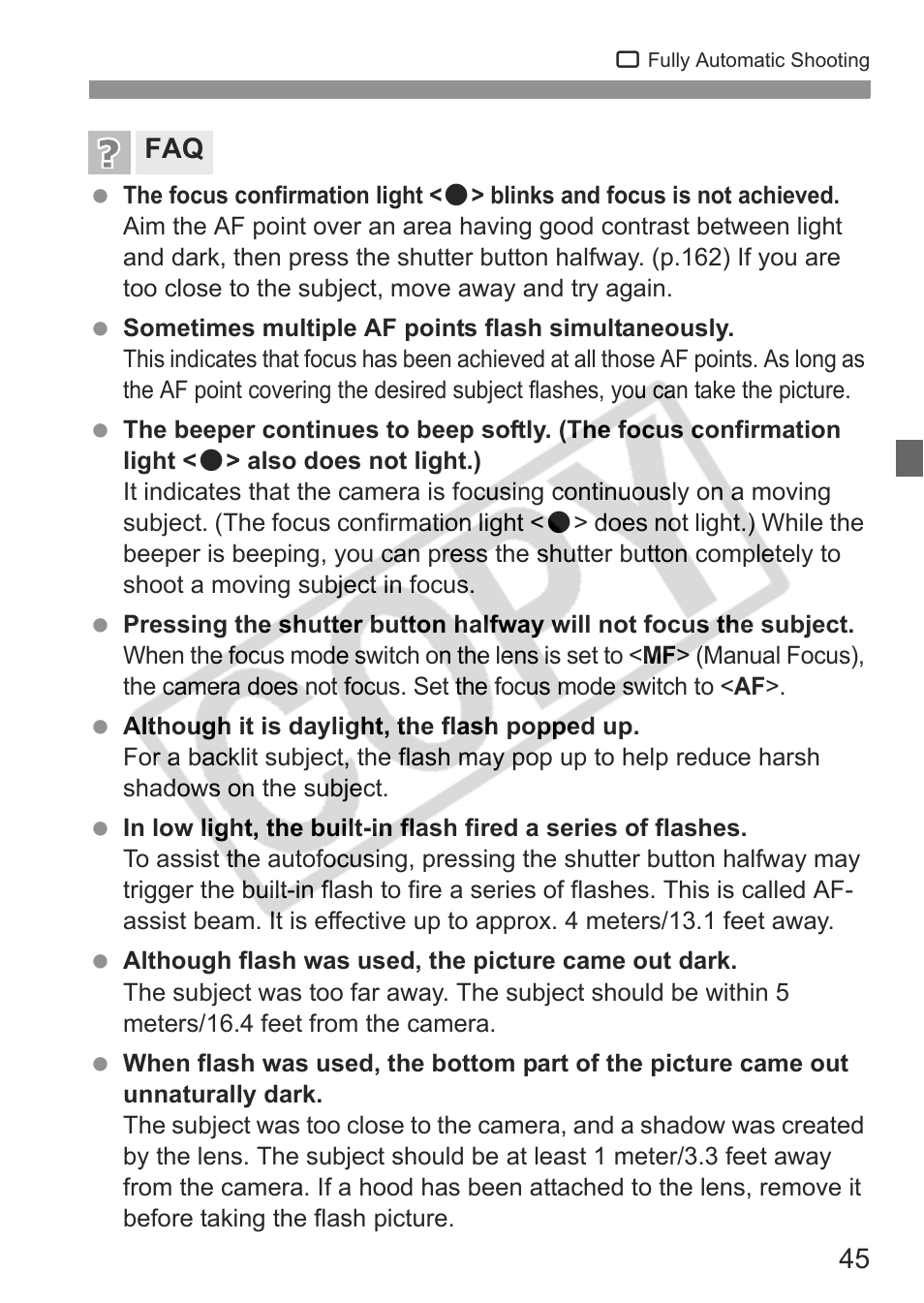 Canon EOS rebel xs User Manual | Page 45 / 196