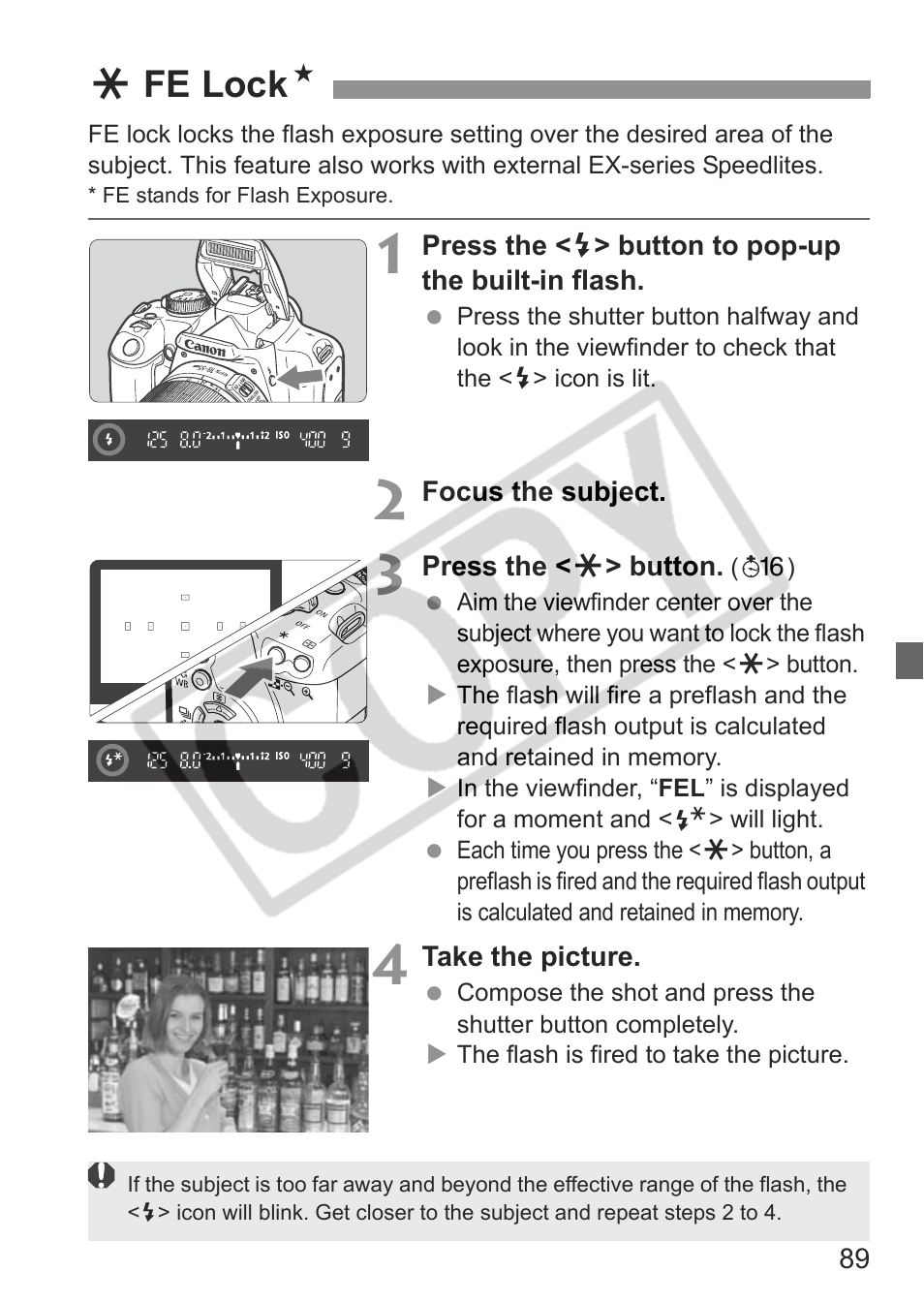 Afe lock n | Canon EOS rebel xs User Manual | Page 89 / 196