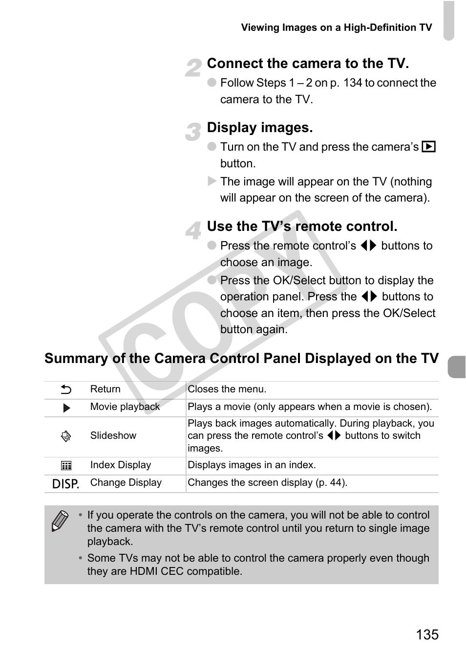 Cop y | Canon PowerShot G12 User Manual | Page 135 / 214