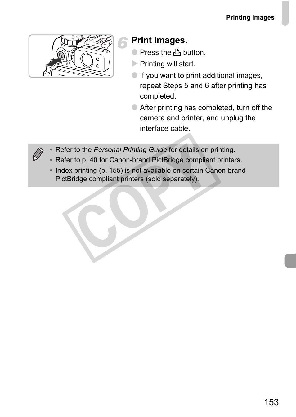 Cop y | Canon PowerShot G12 User Manual | Page 153 / 214