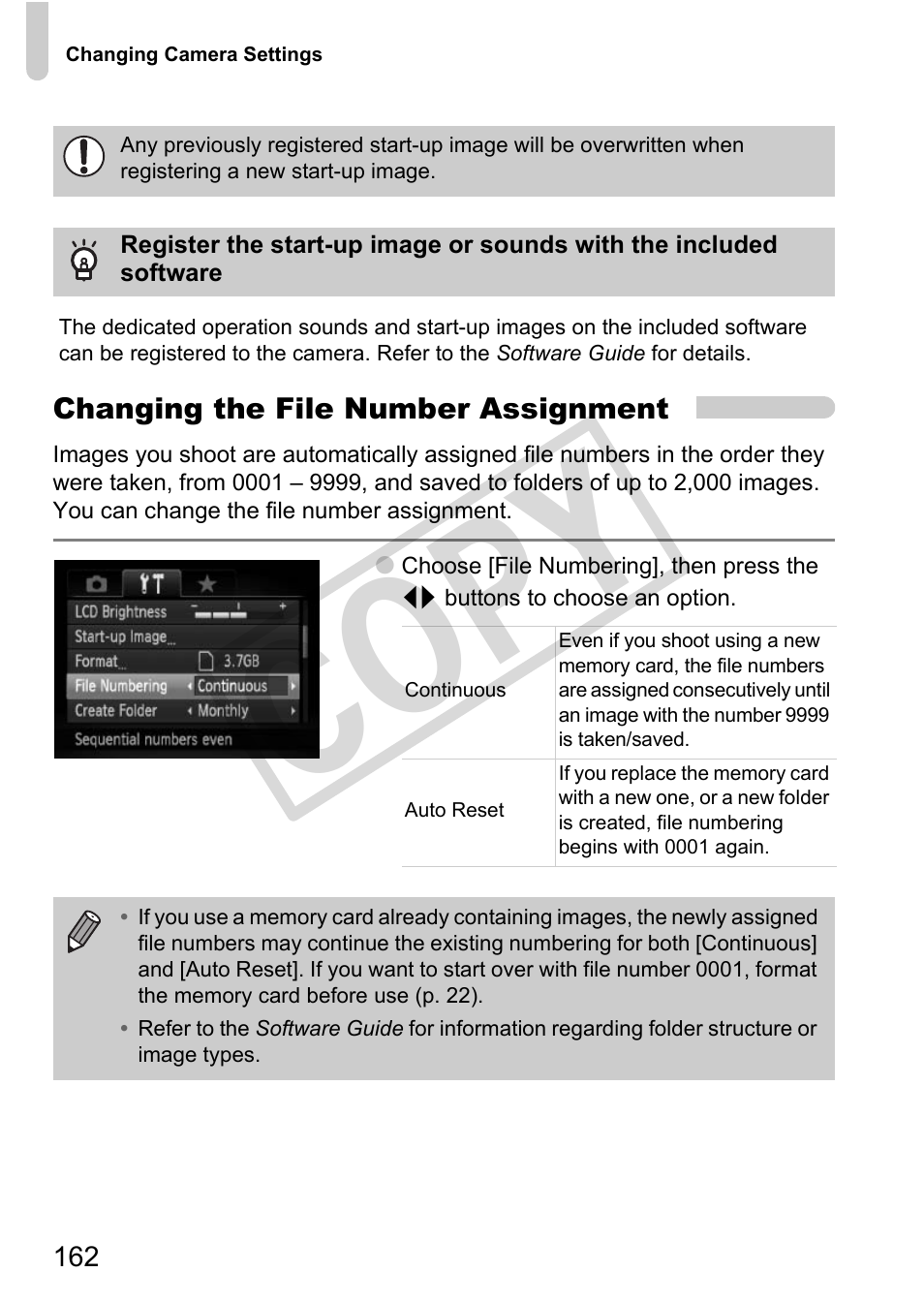 Cop y | Canon PowerShot G12 User Manual | Page 162 / 214