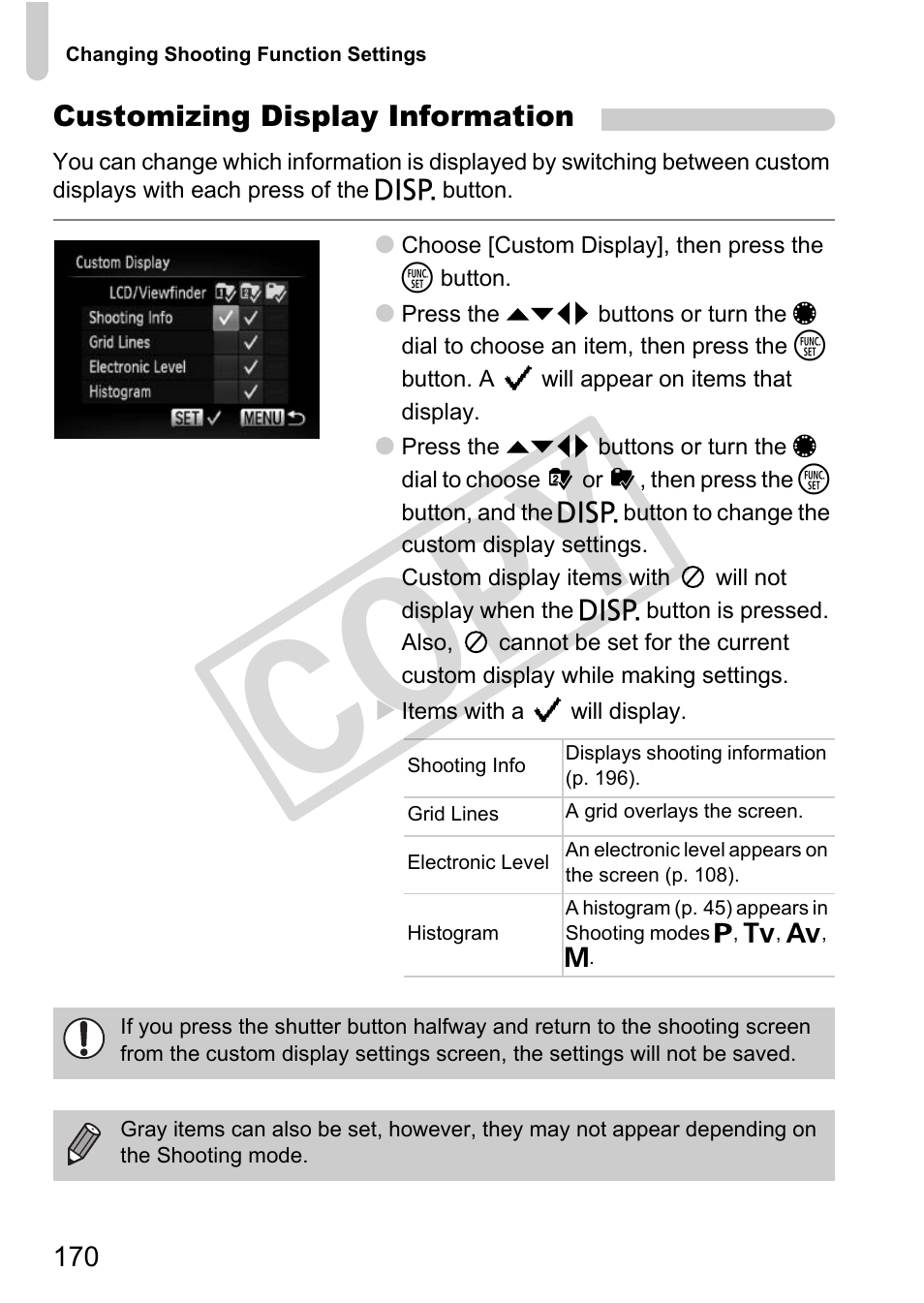 Cop y | Canon PowerShot G12 User Manual | Page 170 / 214