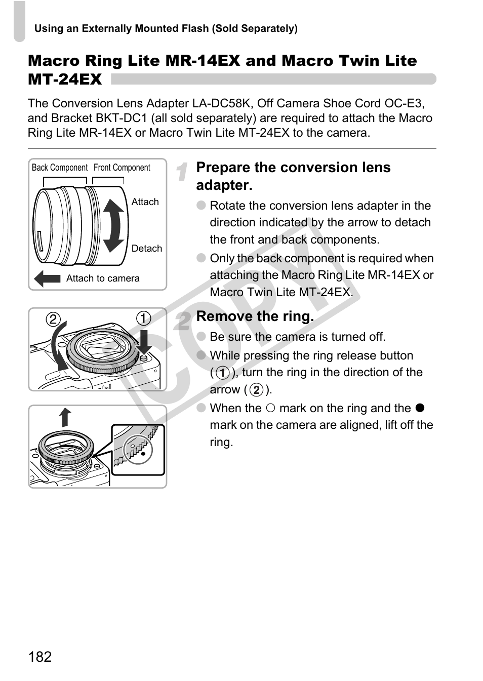 Cop y | Canon PowerShot G12 User Manual | Page 182 / 214