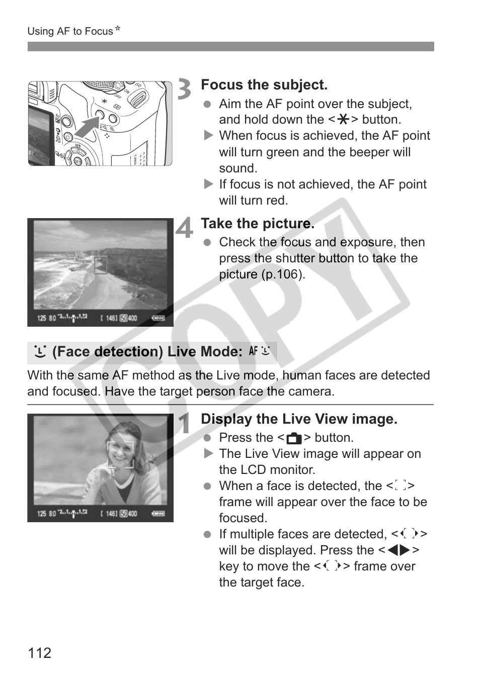 Canon eos rebel t1i User Manual | Page 112 / 228