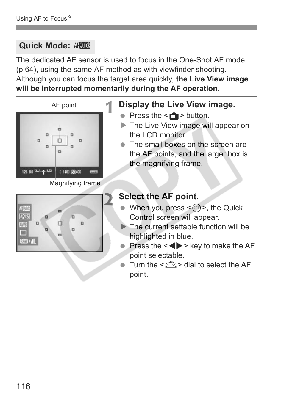 Canon eos rebel t1i User Manual | Page 116 / 228