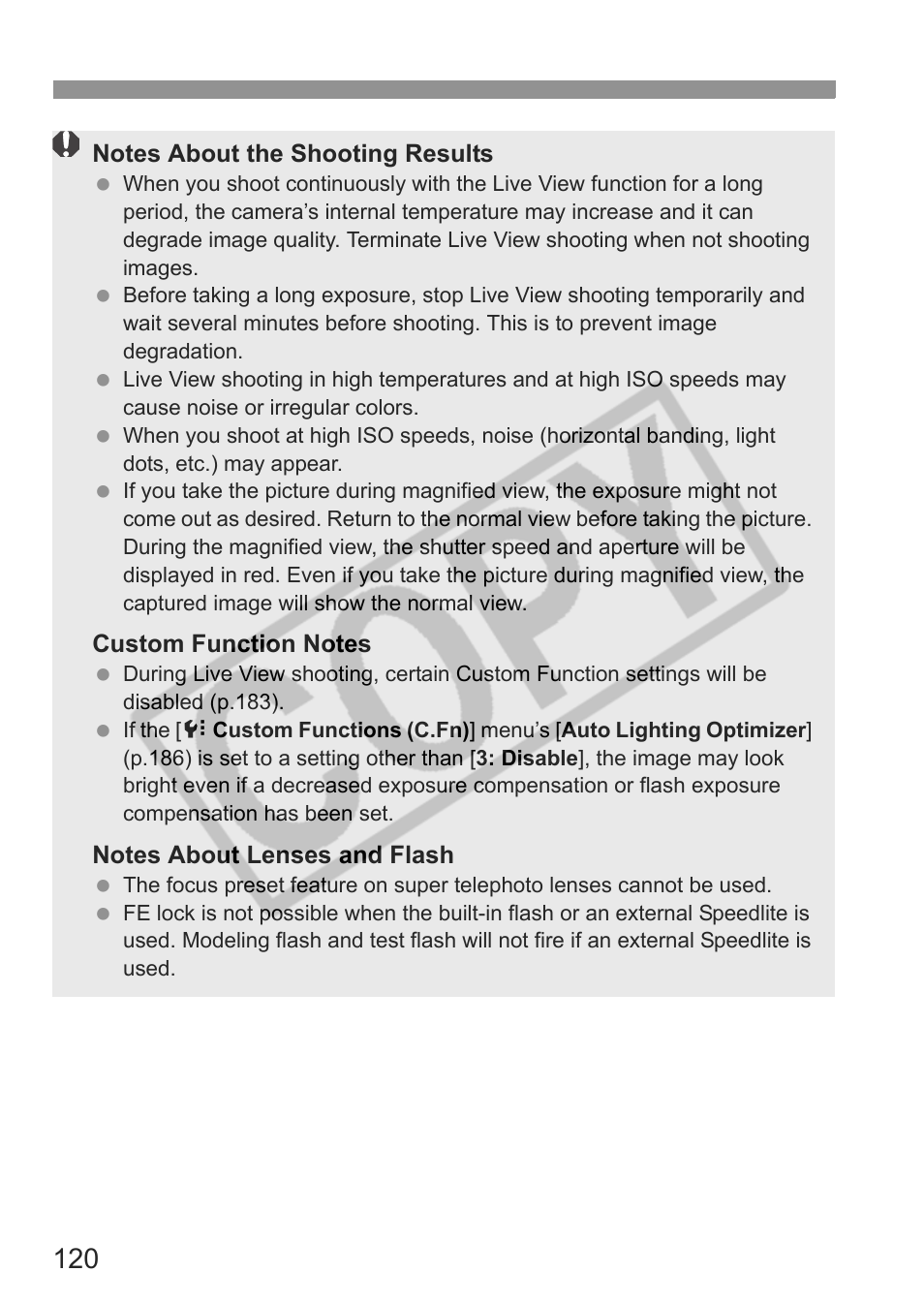 Canon eos rebel t1i User Manual | Page 120 / 228