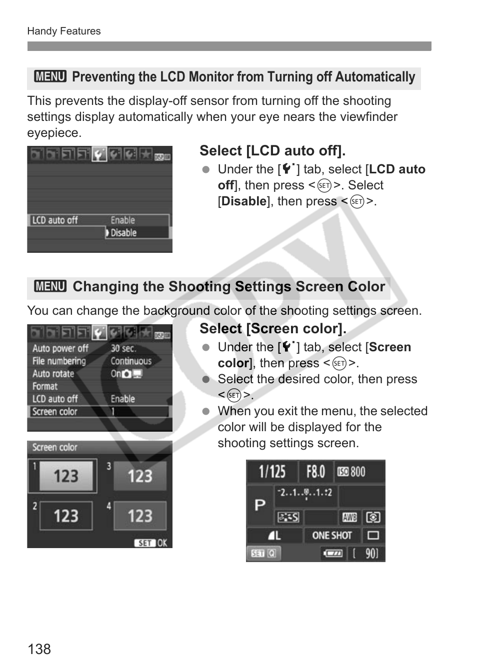 Canon eos rebel t1i User Manual | Page 138 / 228