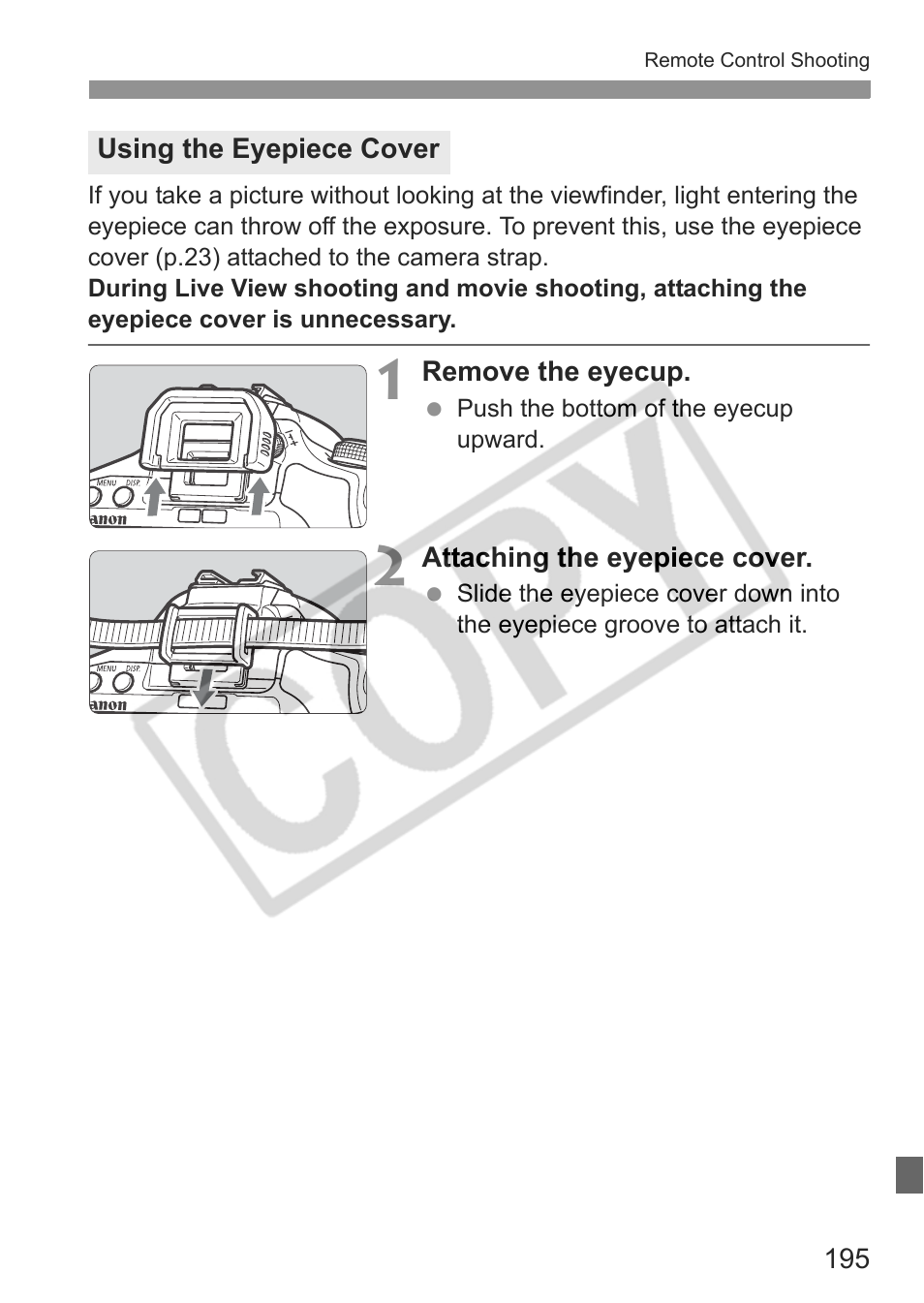 Canon eos rebel t1i User Manual | Page 195 / 228