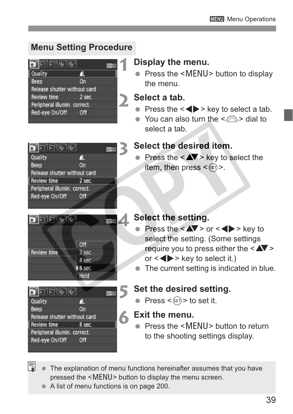 Canon eos rebel t1i User Manual | Page 39 / 228