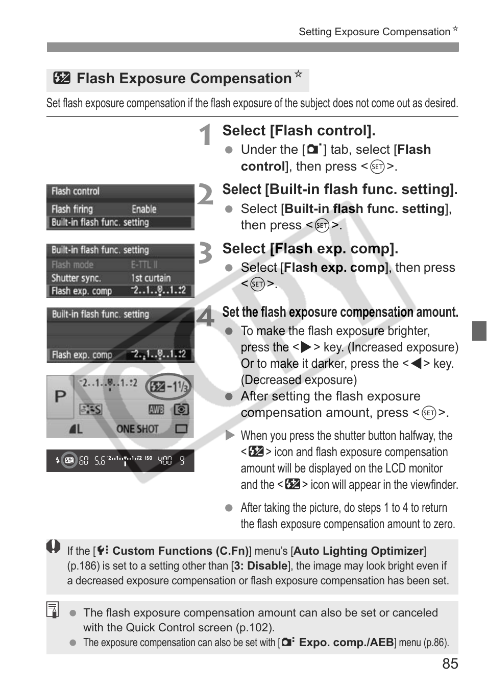 Canon eos rebel t1i User Manual | Page 85 / 228