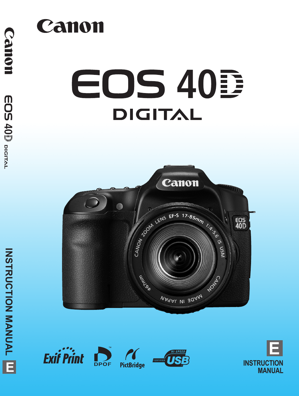 Canon EOS 40D User Manual | 196 pages