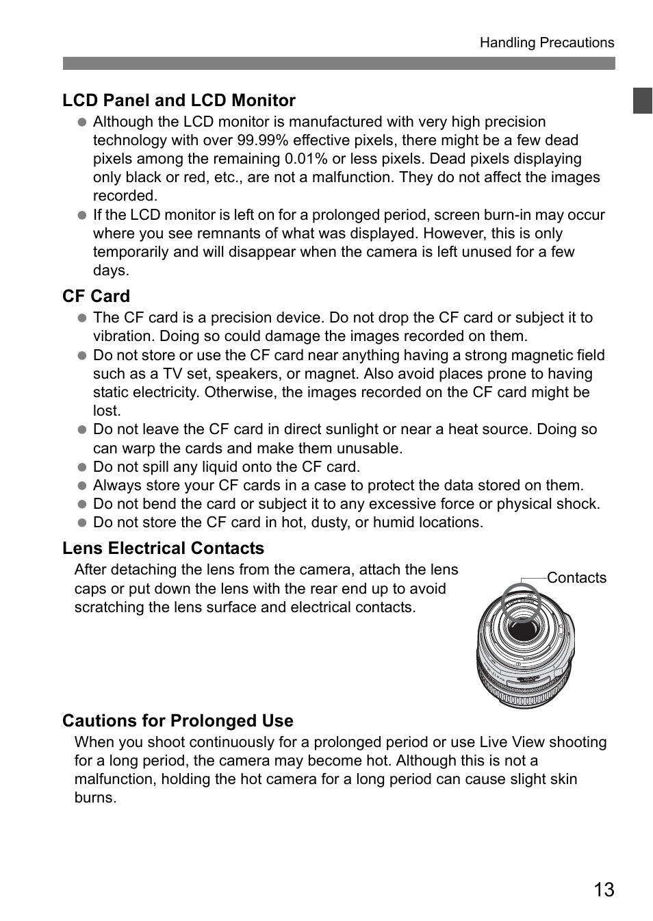 Canon EOS 40D User Manual | Page 13 / 196