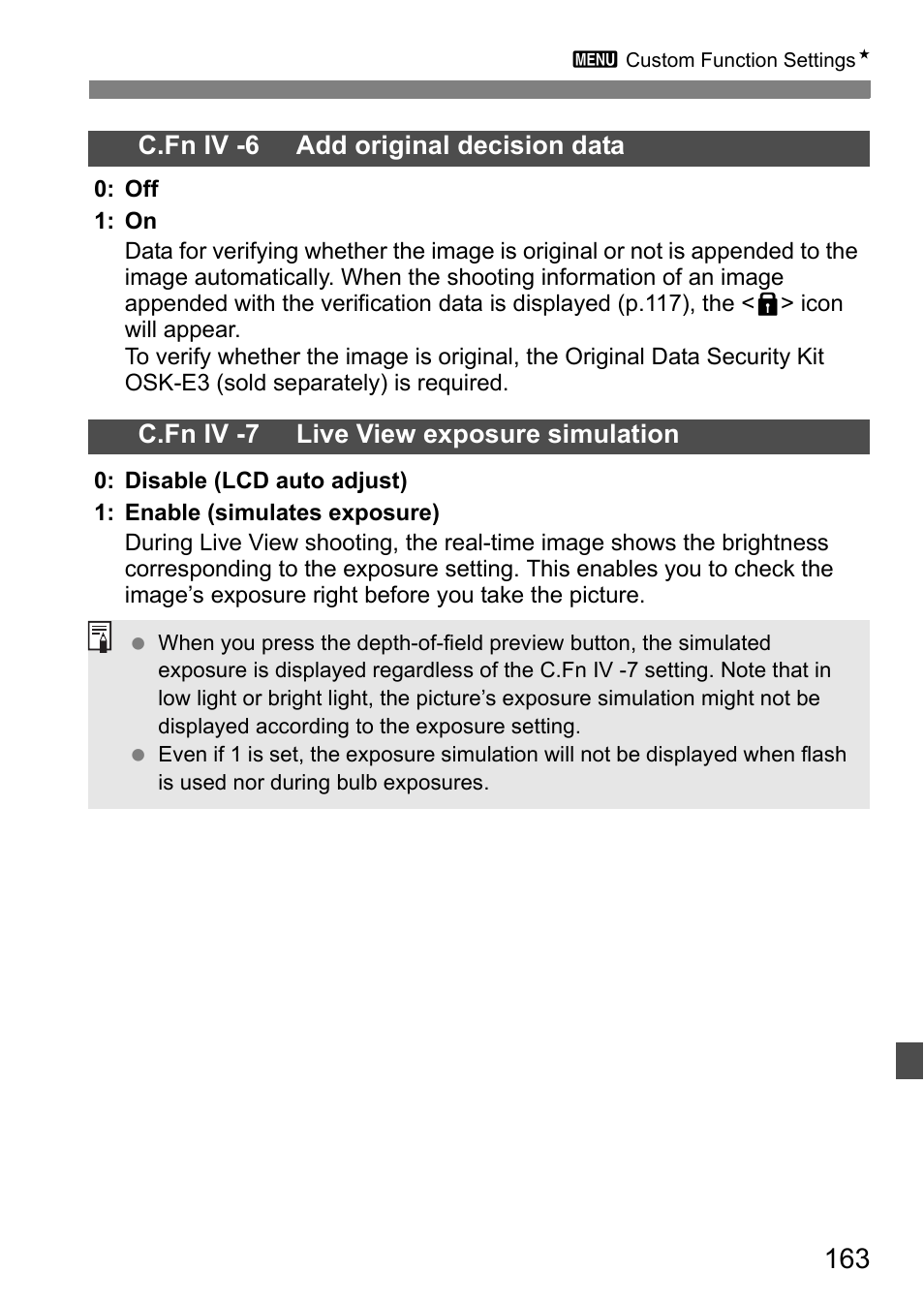 Canon EOS 40D User Manual | Page 163 / 196