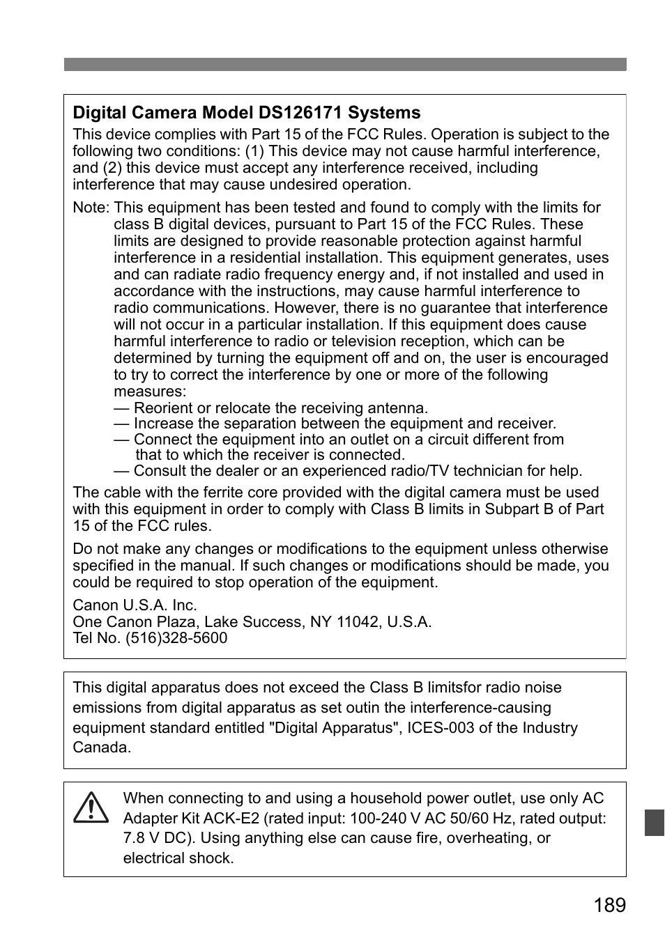 Canon EOS 40D User Manual | Page 189 / 196