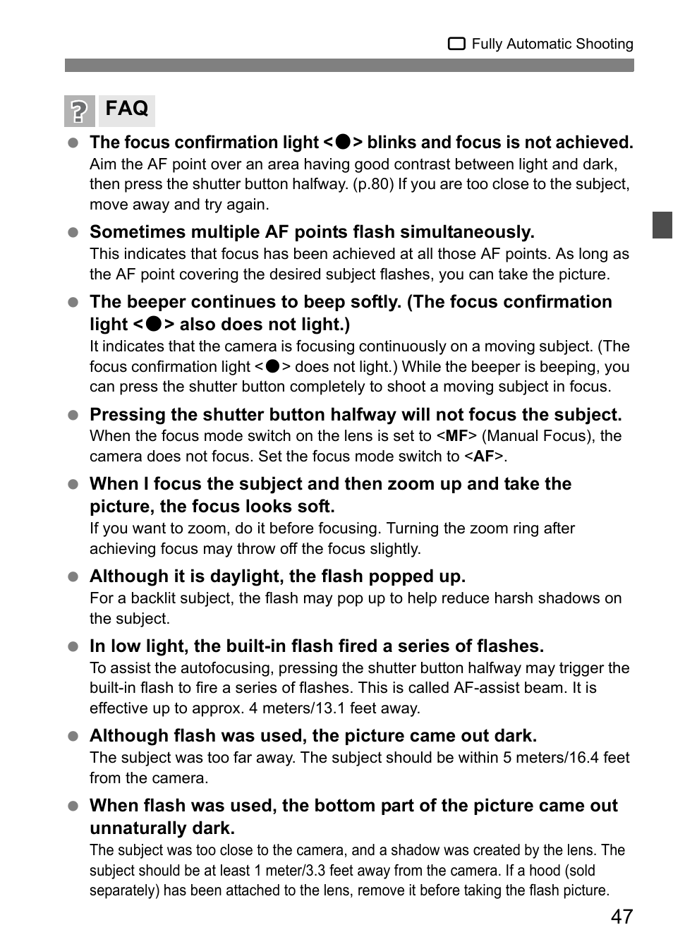 Canon EOS 40D User Manual | Page 47 / 196