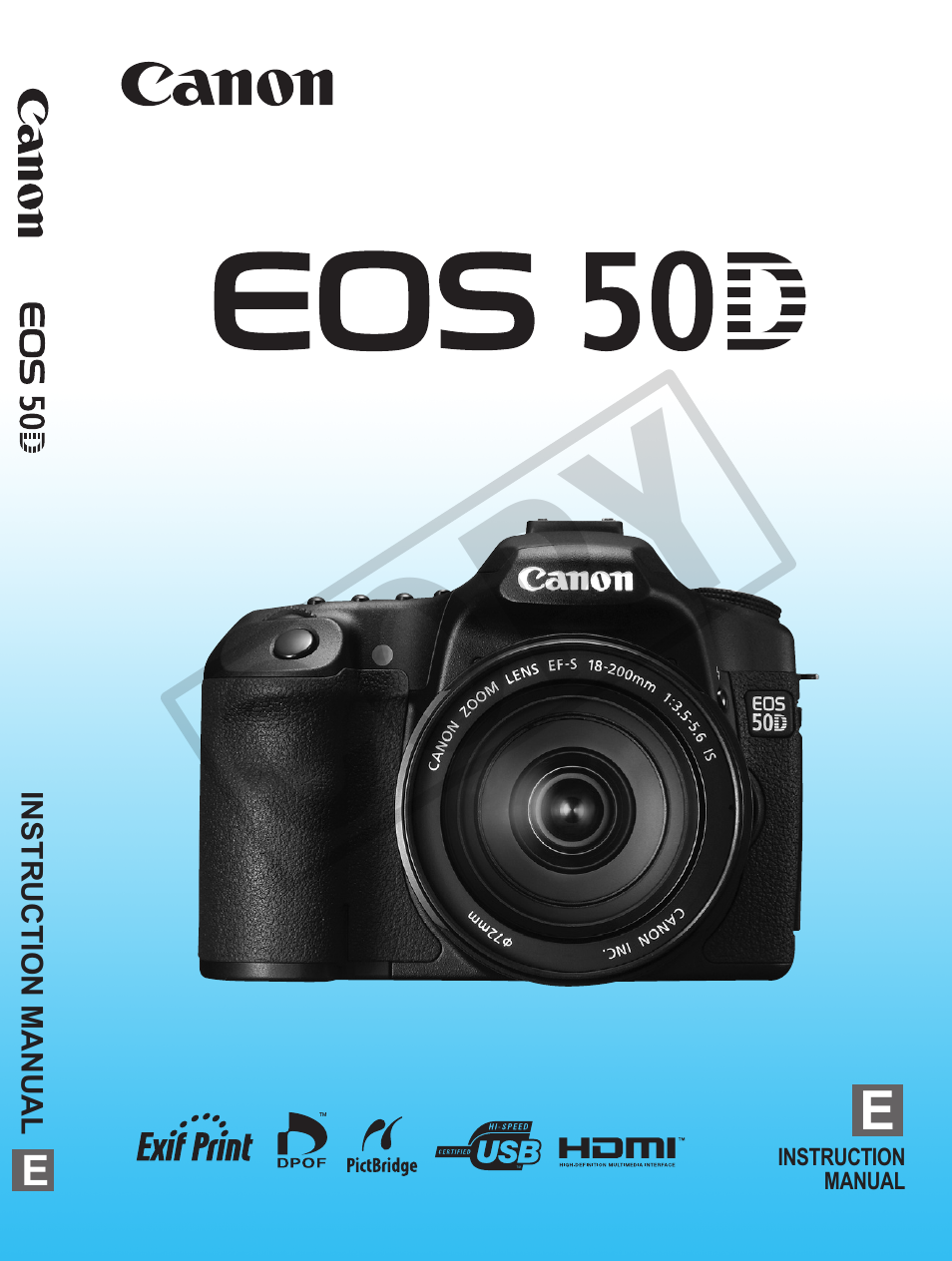 Canon EOS 50D User Manual | 228 pages