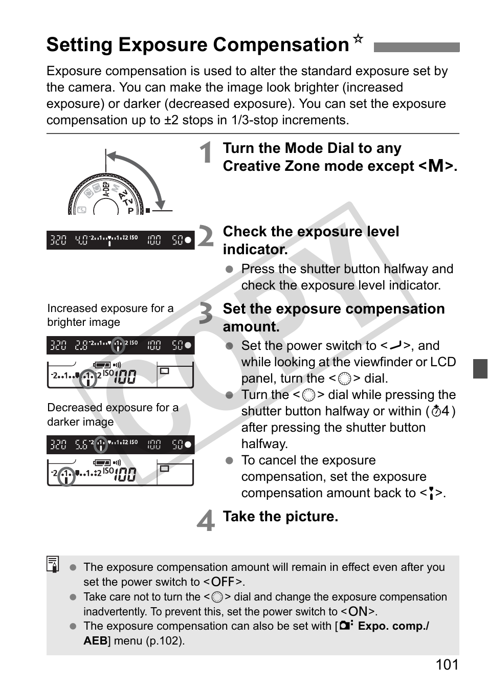 Cop y | Canon EOS 50D User Manual | Page 101 / 228