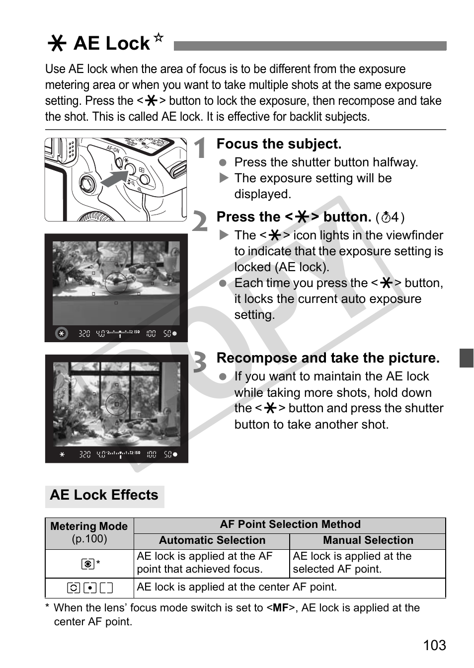 Cop y | Canon EOS 50D User Manual | Page 103 / 228