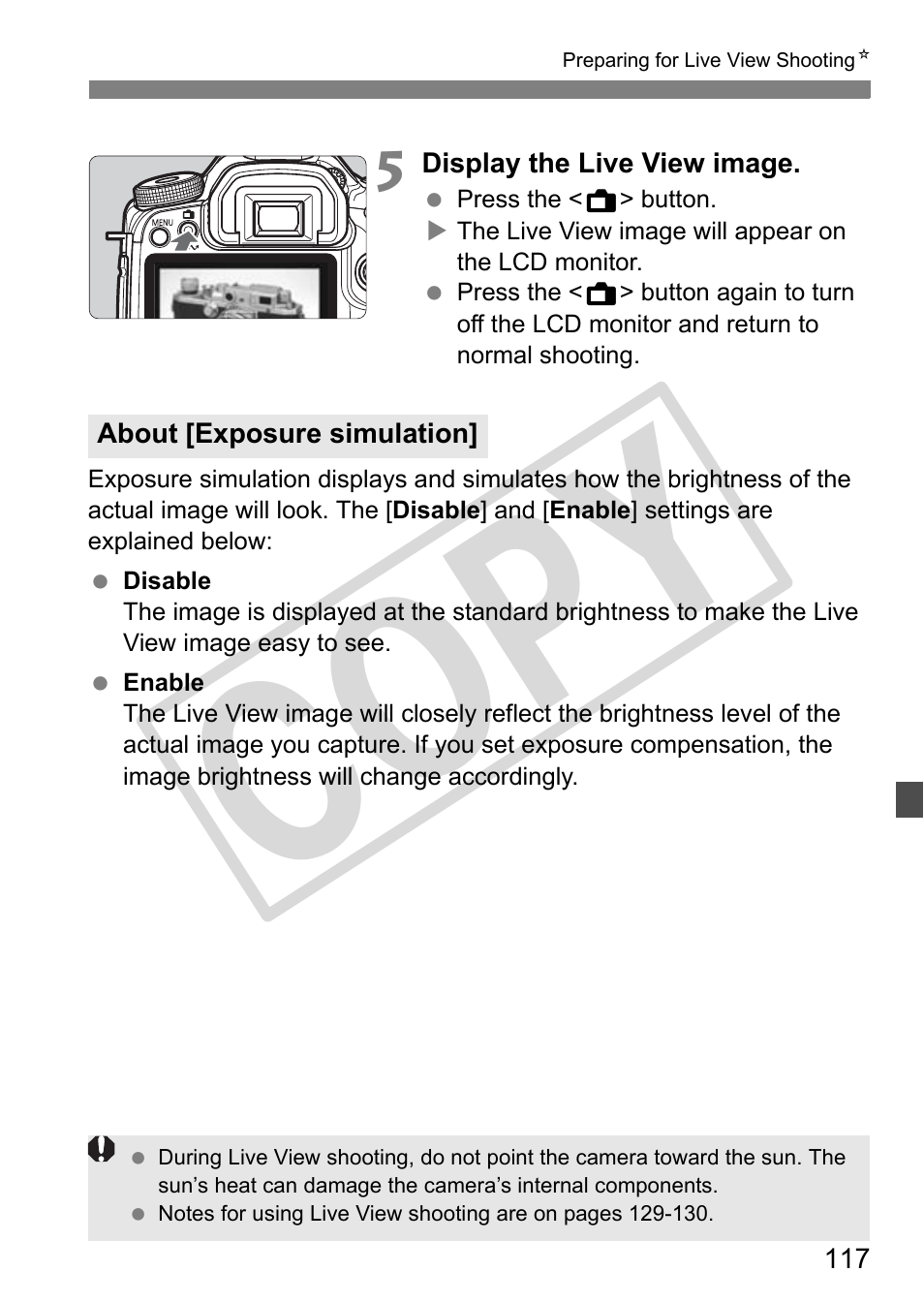 Cop y | Canon EOS 50D User Manual | Page 117 / 228