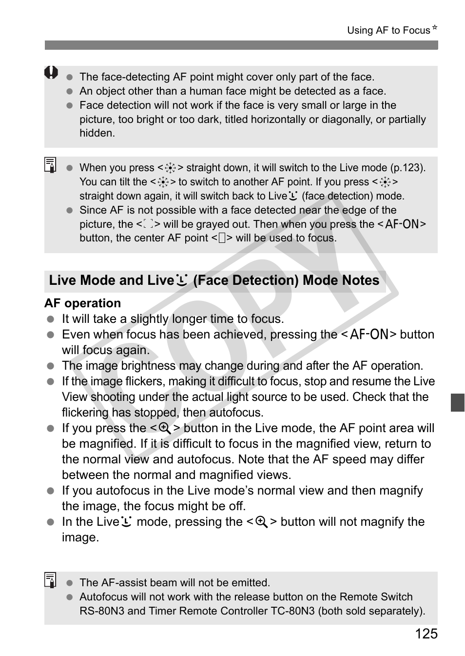 Cop y | Canon EOS 50D User Manual | Page 125 / 228
