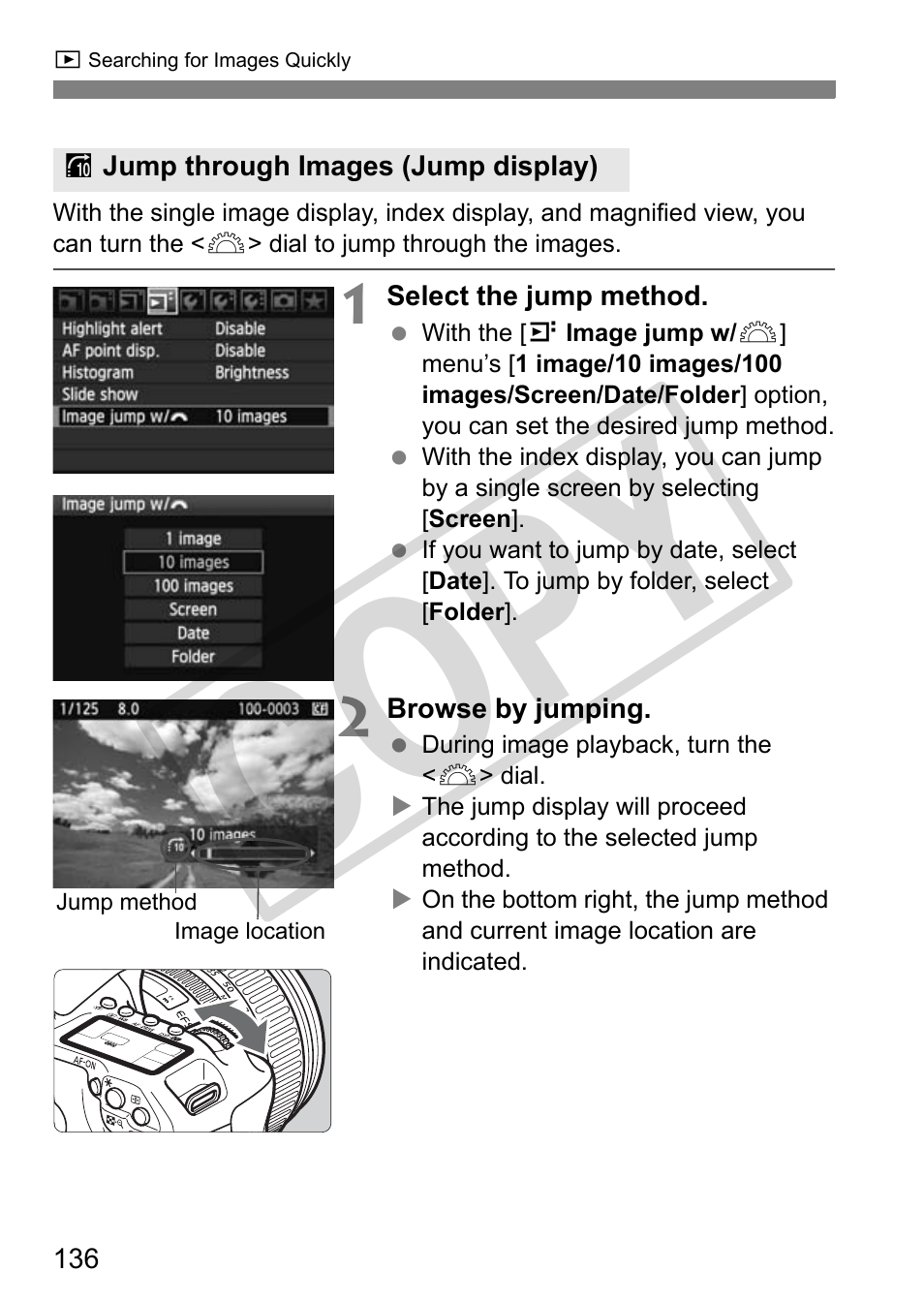 Cop y | Canon EOS 50D User Manual | Page 136 / 228