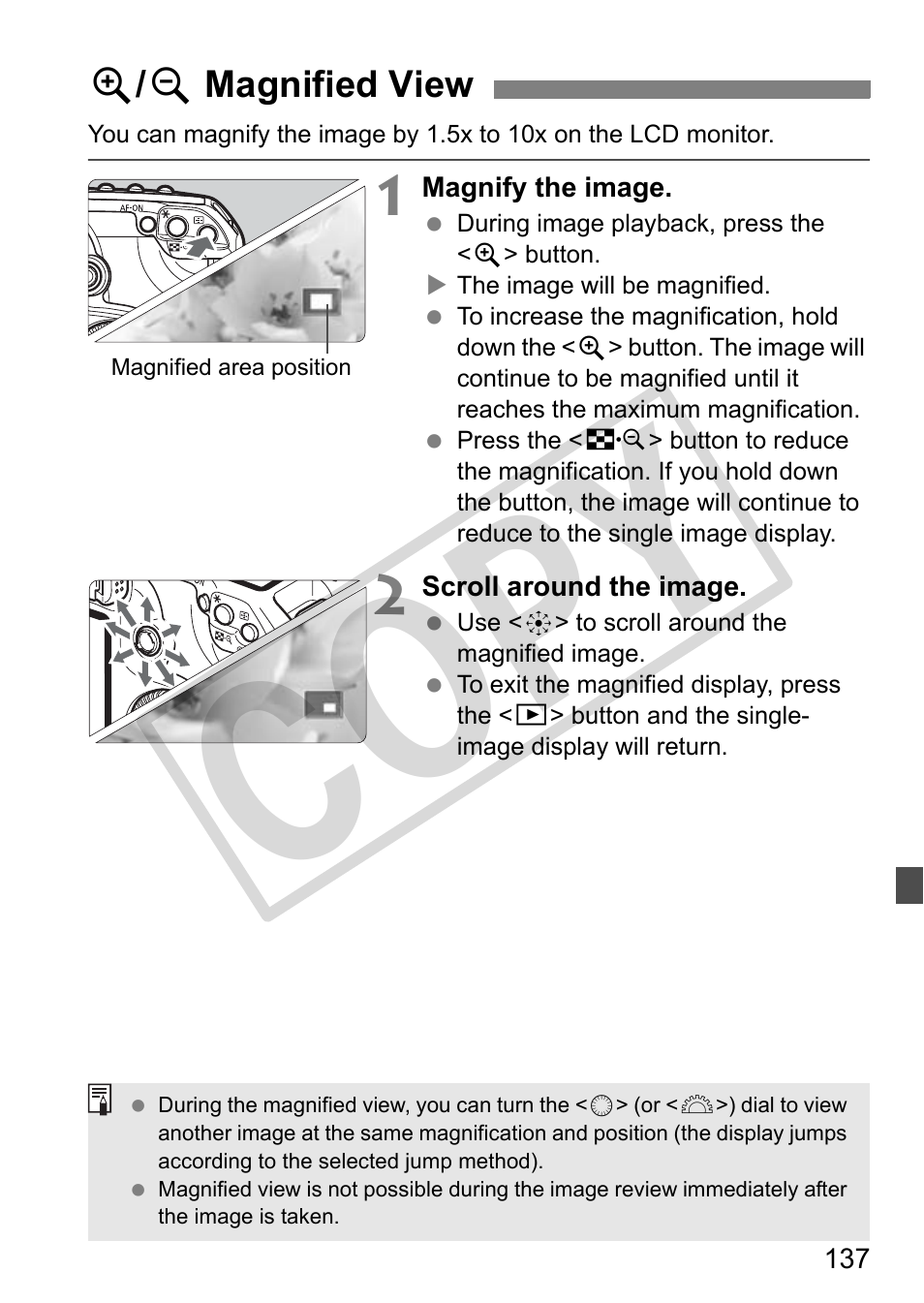 Cop y | Canon EOS 50D User Manual | Page 137 / 228