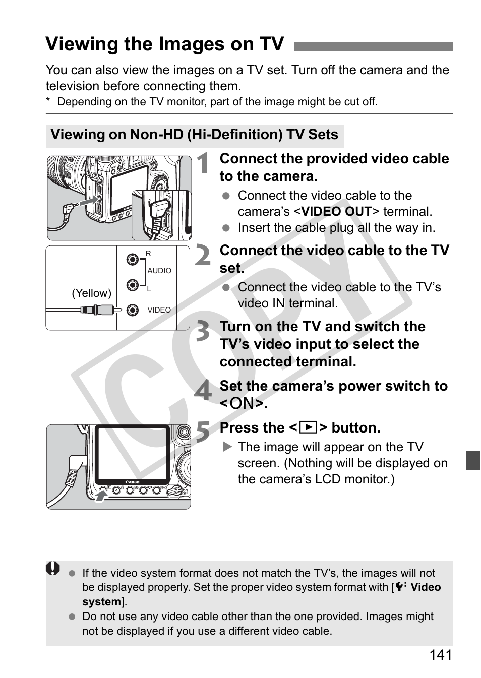 Cop y | Canon EOS 50D User Manual | Page 141 / 228