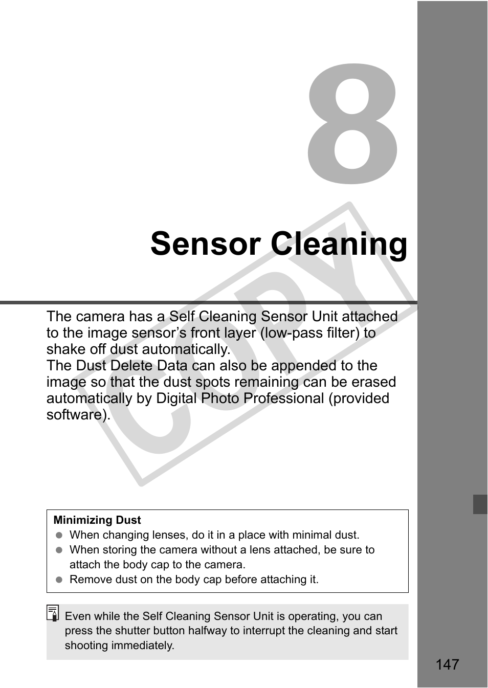 Cop y | Canon EOS 50D User Manual | Page 147 / 228