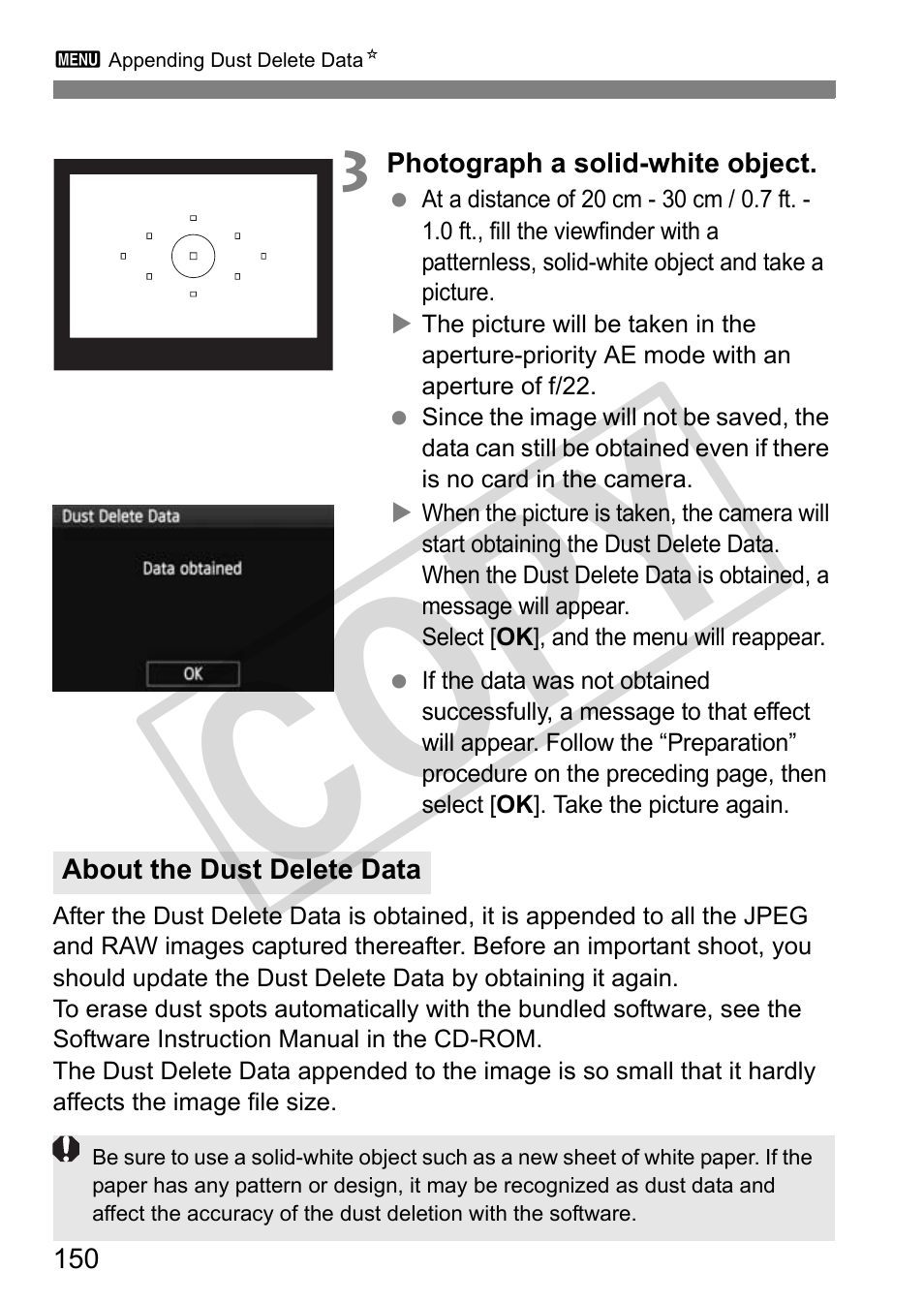 Cop y | Canon EOS 50D User Manual | Page 150 / 228