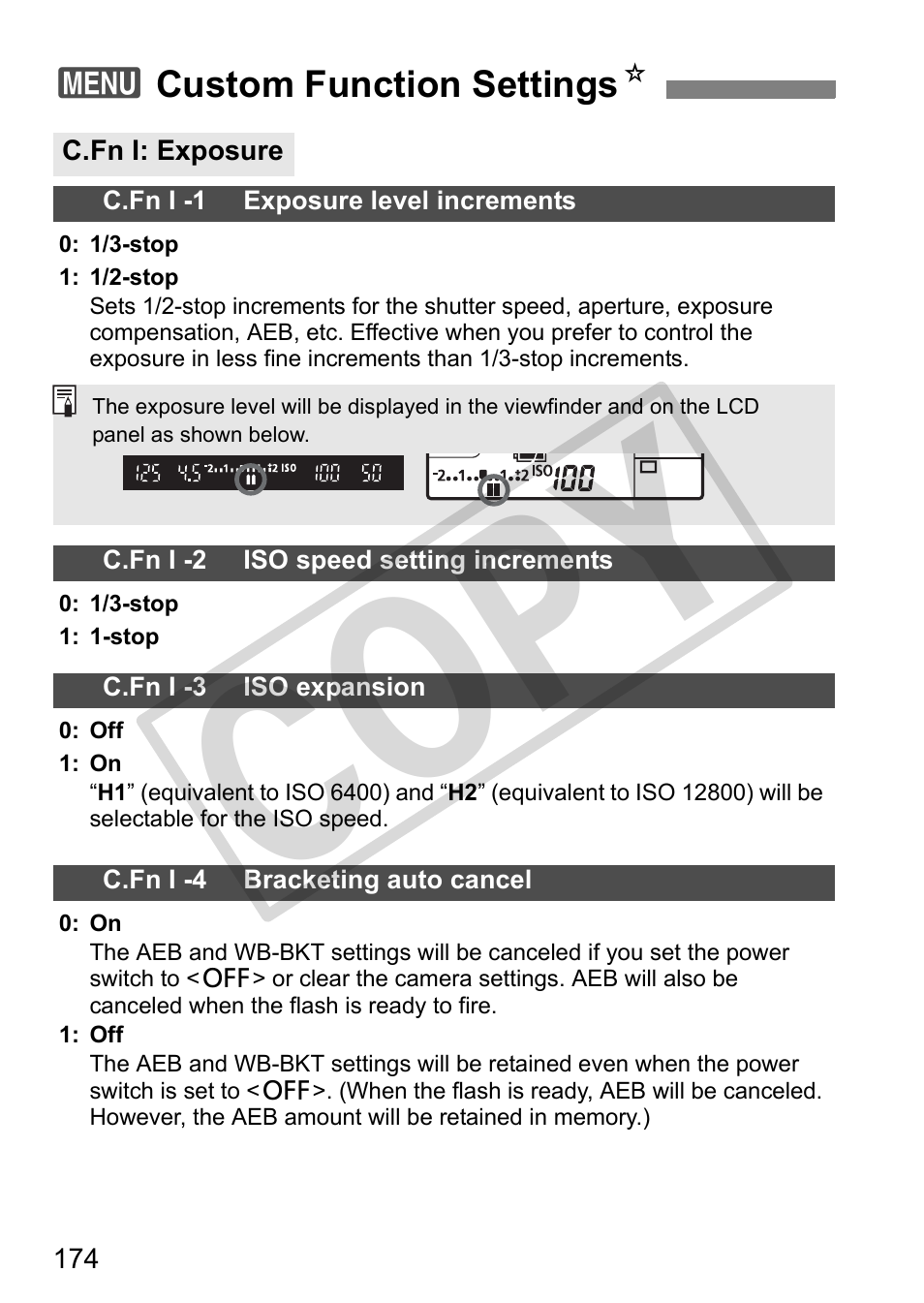 Cop y | Canon EOS 50D User Manual | Page 174 / 228