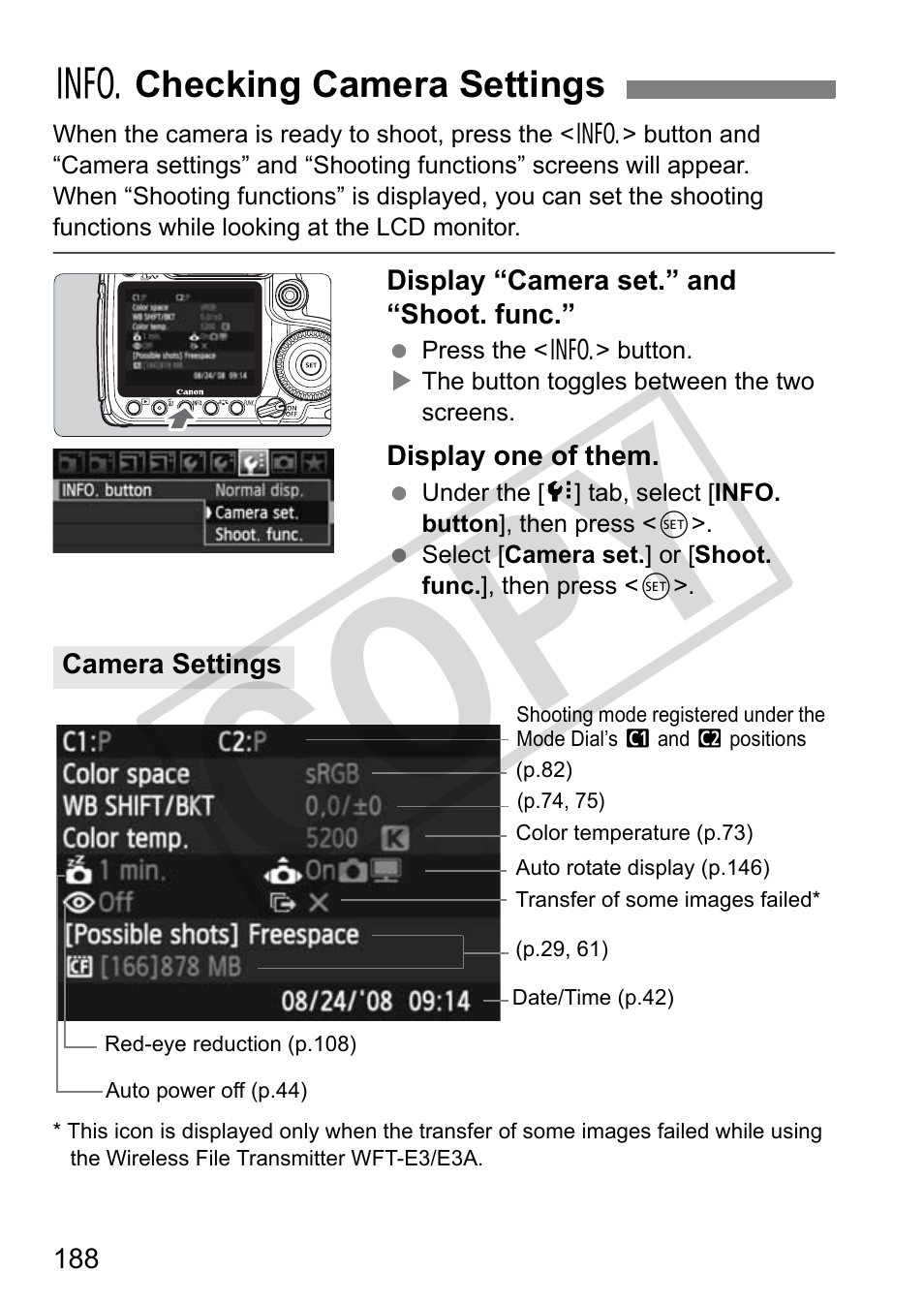 Cop y | Canon EOS 50D User Manual | Page 188 / 228