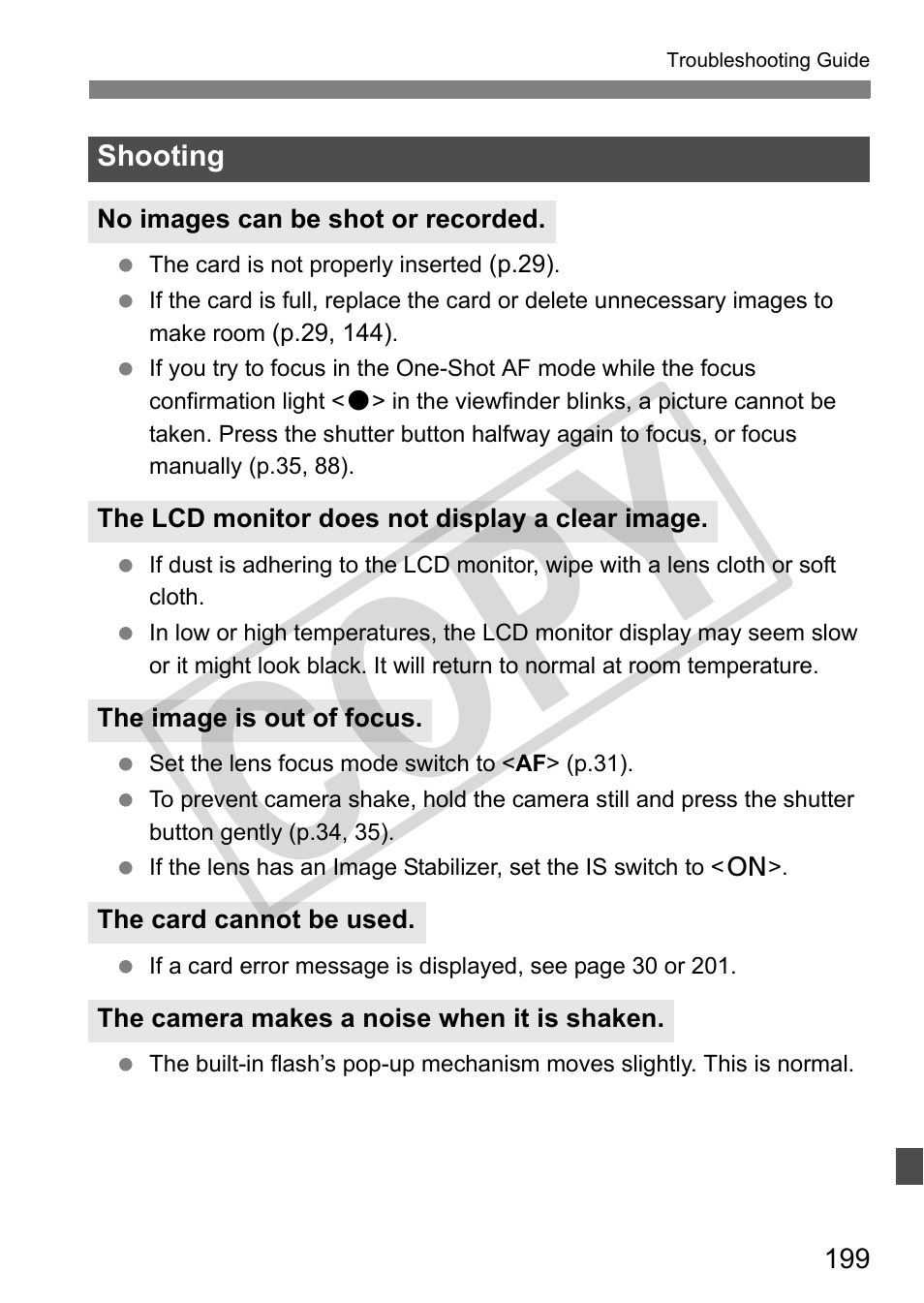 Cop y | Canon EOS 50D User Manual | Page 199 / 228