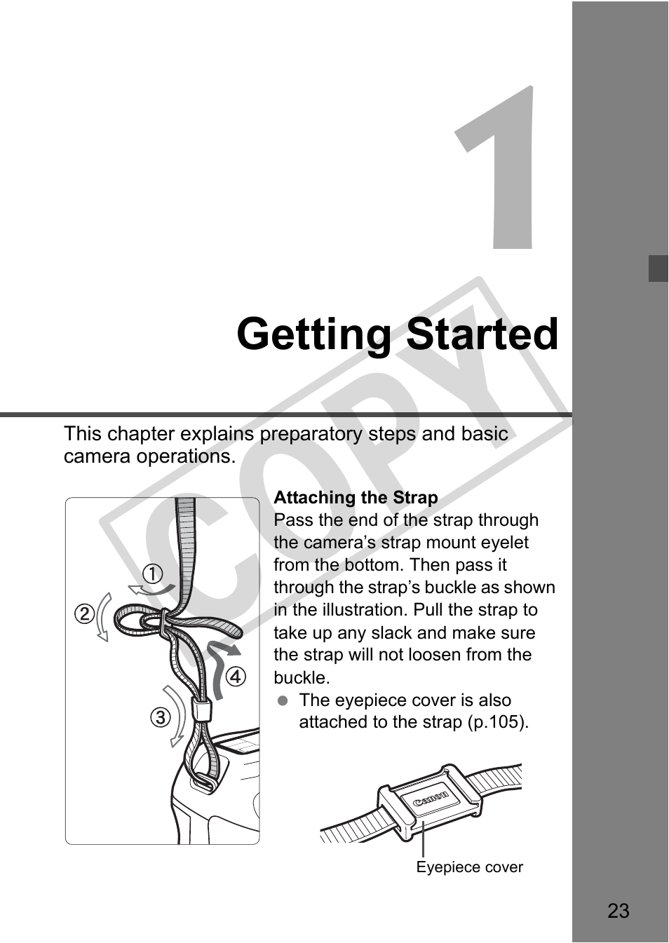 Cop y | Canon EOS 50D User Manual | Page 23 / 228