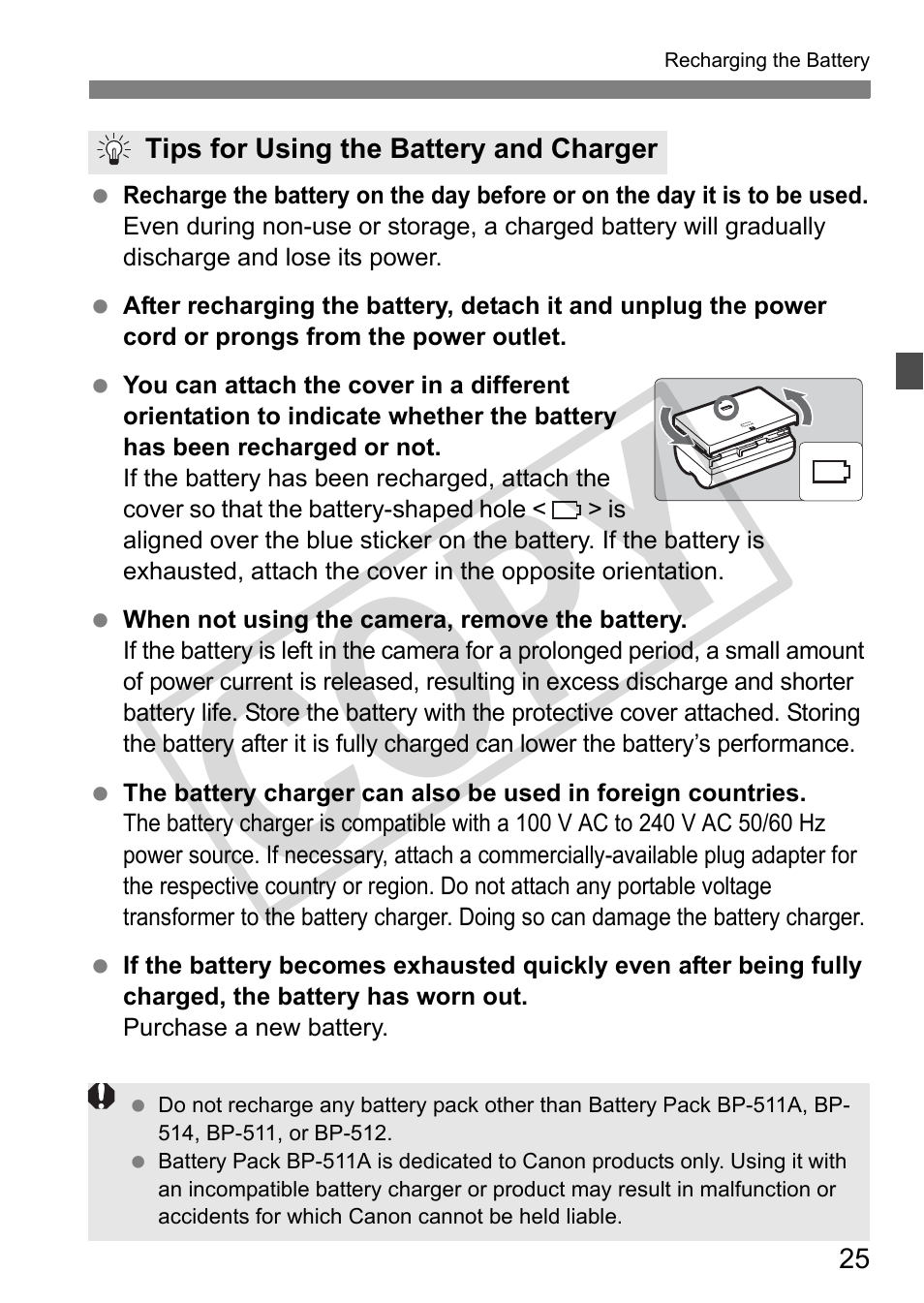 Cop y | Canon EOS 50D User Manual | Page 25 / 228